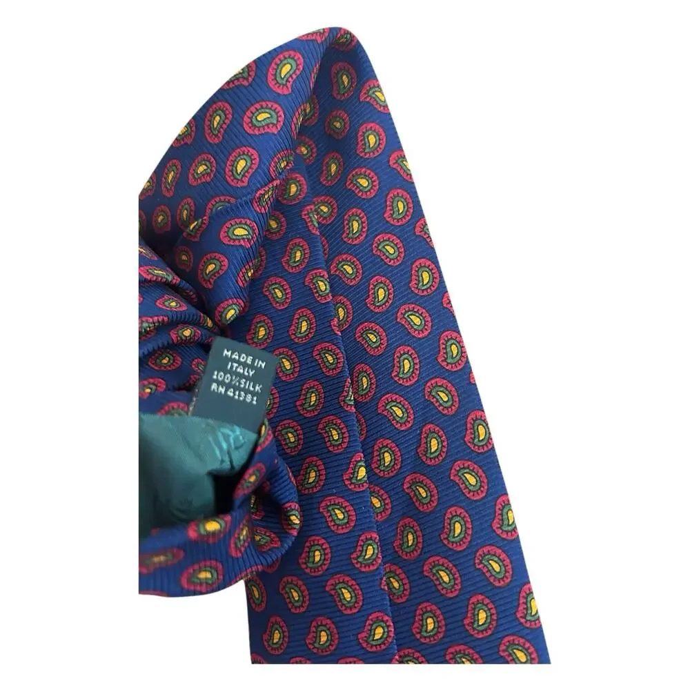 Polo Ralph Lauren LOT 2 100% Silk‎ Men's Neck Ties Made in Italy